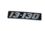 EMBLEMA COLANTE LATERAL 13-130 PRETO