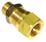CONECTOR M16X1,5 X 8MM TUBO COM PORCA E ANILHA