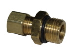 CONECTOR M16X1,5 X 5/16 TUBO COM PORCA E ANILHA