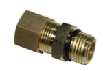CONECTOR M16X1,5 X 1/2 TUBO COM PORCA E ANILHA