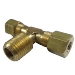TEE CENTRAL 1/4 NPT X 1/4 TUBO PORCA E ANILHA