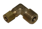 COTOVELO MACHO 3/8 NPT X 1/4 TUBO PORCA E ANILHA
