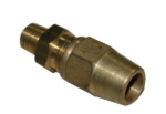 CONECTOR 1/8 NPT X 3/8 TUBO COM PORCA E ANILHA
