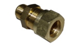 CONECTOR M16X1,5 X 16MM TUBO COM PORCA E ANILHA