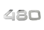 EMBLEMA LATERAL CROMADO SIGLA 480