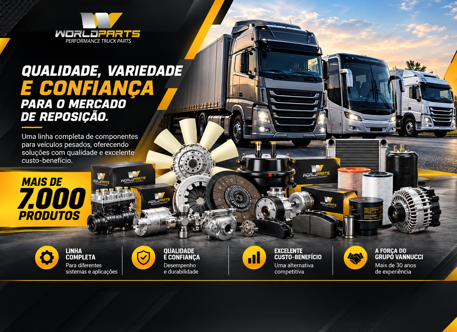 WorldParts: Qualidade e Confiança para Caminhões